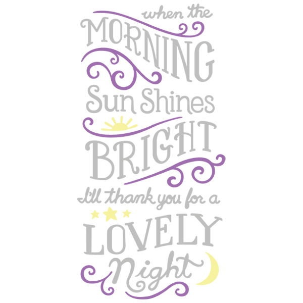 When the Morning Sun Shines Bright [SVG, DXF]