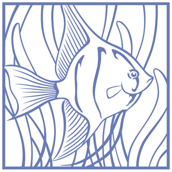 Angel Fish [SVG, DXF]