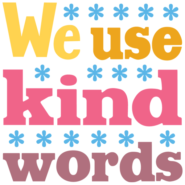 We Use Kind Words [SVG, DXF]