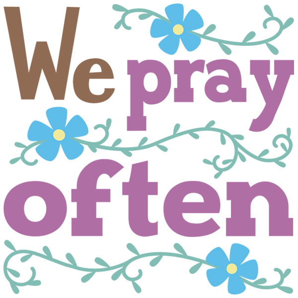 We Pray Often [SVG, DXF]