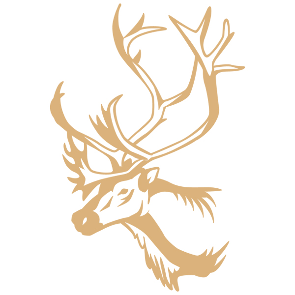 Cool Silhouette Caribou [SVG, DXF]