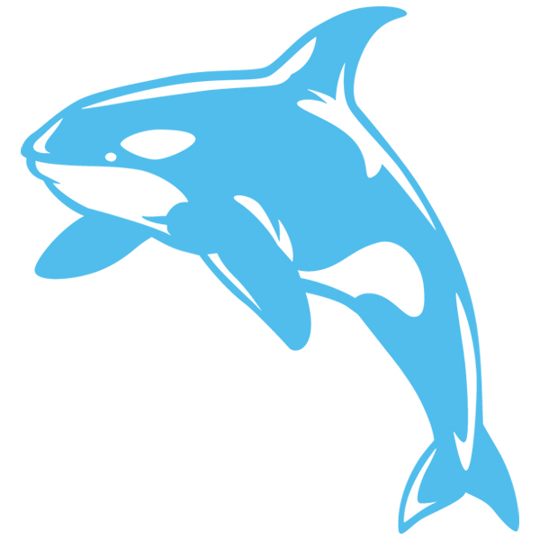 Cool Silhouette Orca [SVG, DXF]