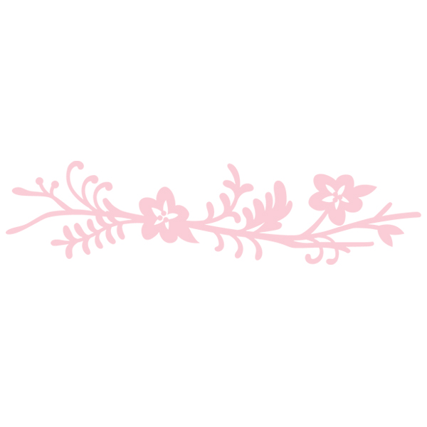 Elegant Woodland Floral Border [SVG, DXF]