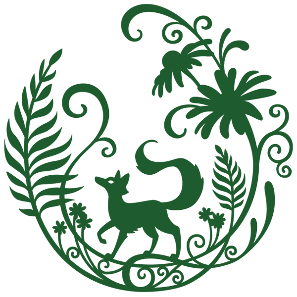 Woodland Fox Scene [SVG, DXF]