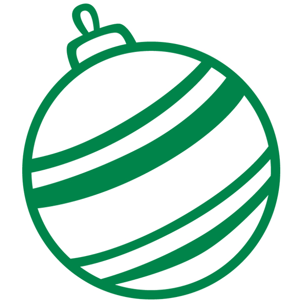 Delicate Christmas Ornament [SVG, DXF]