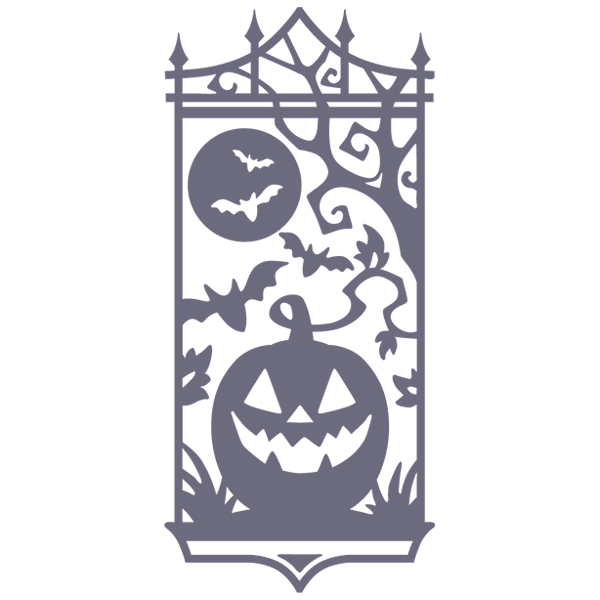 Jack-o-Lantern Silhouette Panel [SVG, DXF]