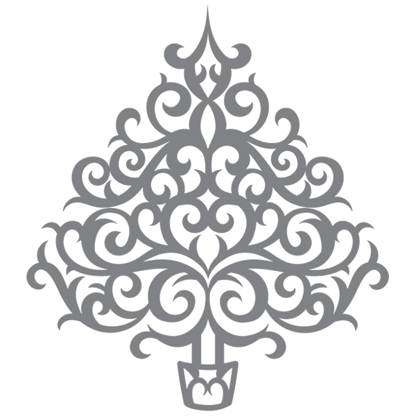 Shimmering Filigree Christmas Tree [SVG, DXF]