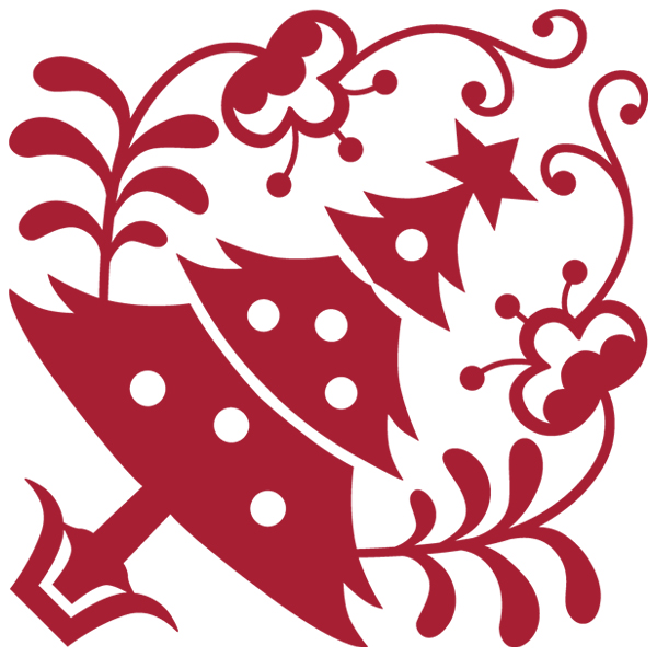 Scandinavian Christmas Tree Corner [SVG, DXF]