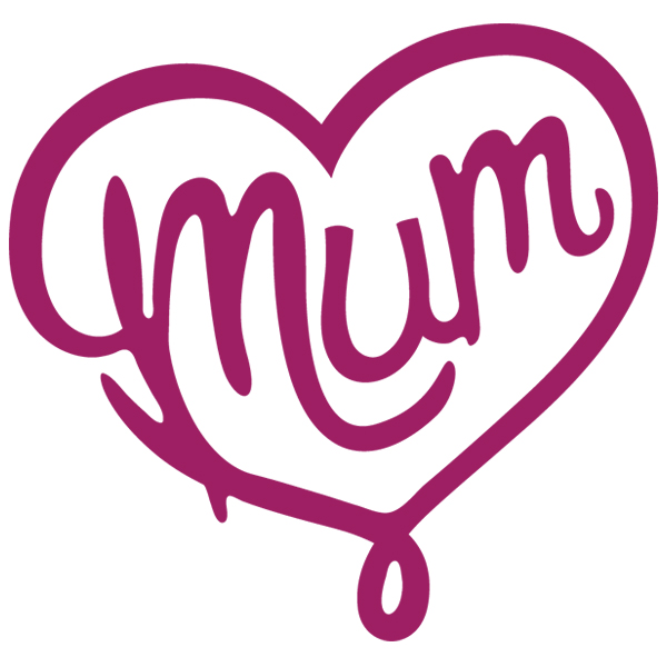 Mum Heart [SVG, DXF]