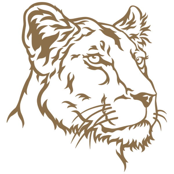 Safari Silhouette Lioness [SVG, DXF]