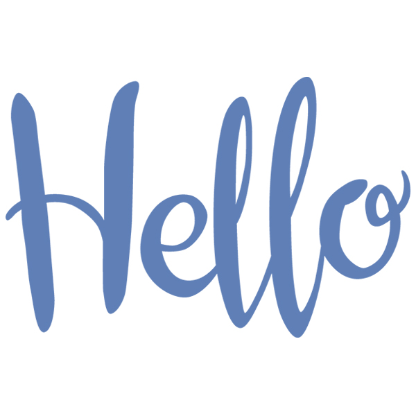 Classic Hello [SVG, DXF]