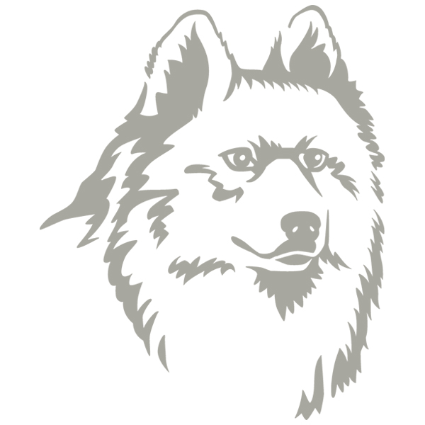 Samoyed Silhouette [SVG, DXF]