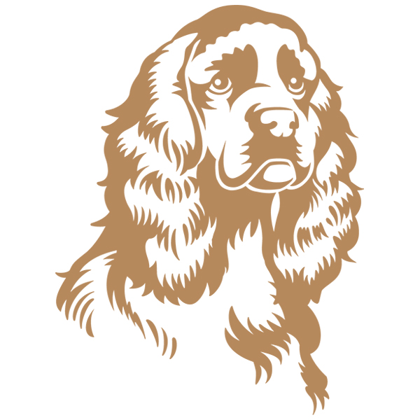 Cocker Spaniel Silhouette [SVG, DXF]