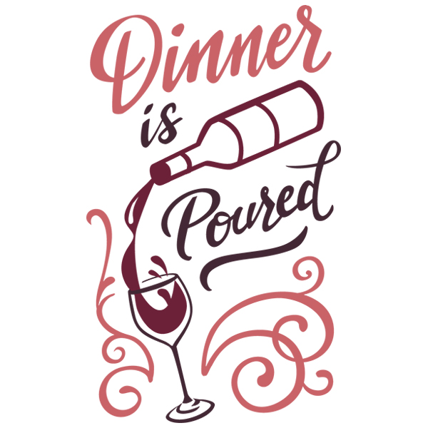 Dinner is Poured [SVG, DXF]