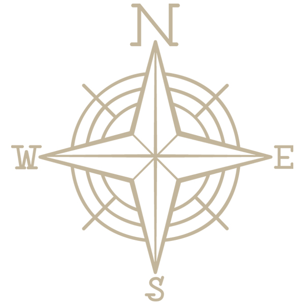 Compass Rose Accent [SVG, DXF]