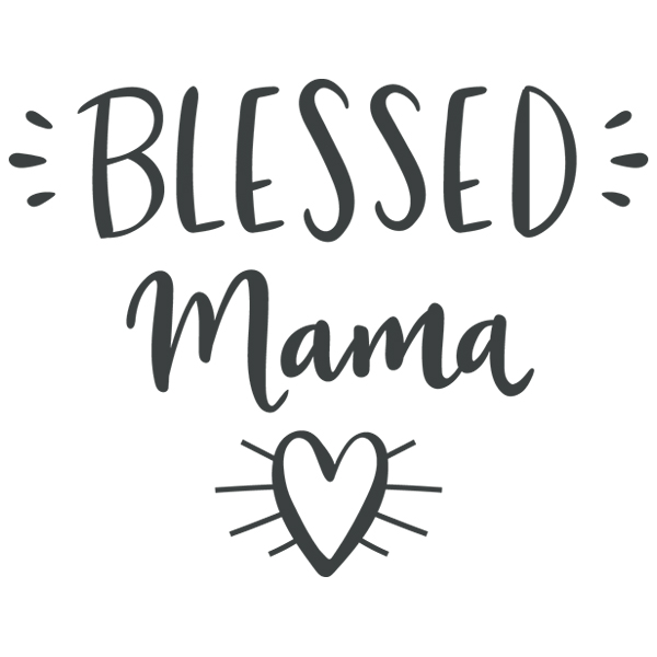 Blessed Mama [SVG, DXF]
