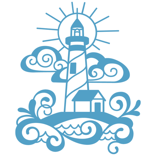Doodle Lighthouse [SVG, DXF]