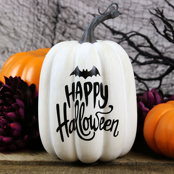 Happy Halloween with Bat [SVG, DXF] 1