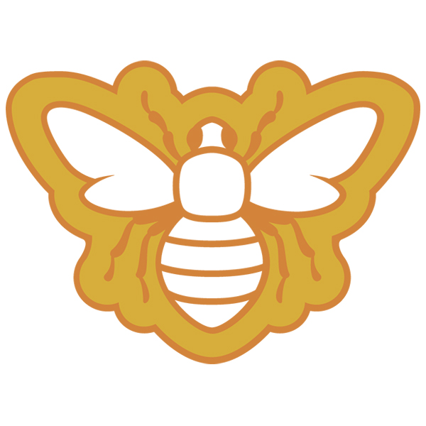 Garden Bee [SVG, DXF]