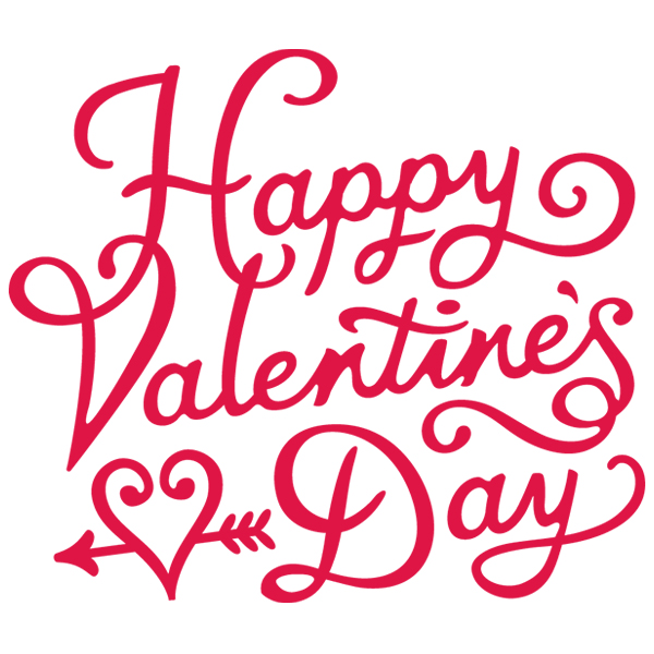 Happy Valentine's Day [SVG, DXF]