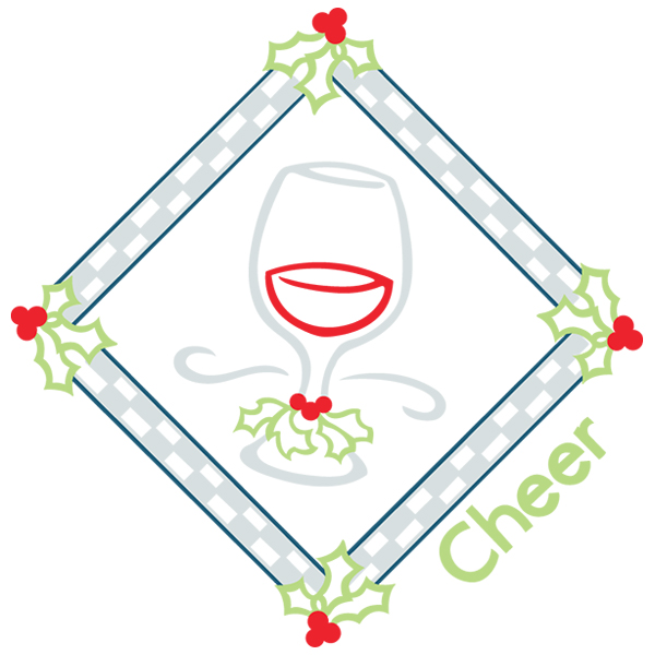 Christmas Cheer Diamond [SVG, DXF]