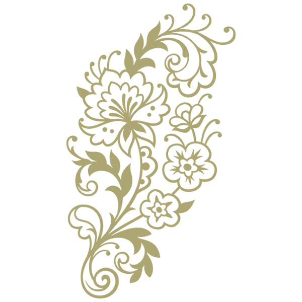 Floral Fashions Spray  [SVG, DXF]