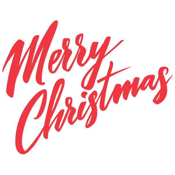 Merry Christmas Script [SVG, DXF]