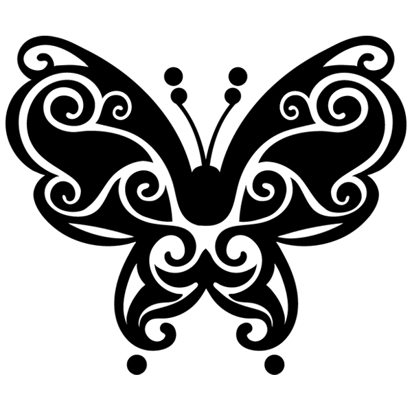 Moth Filigree Silohette [SVG, DXF]