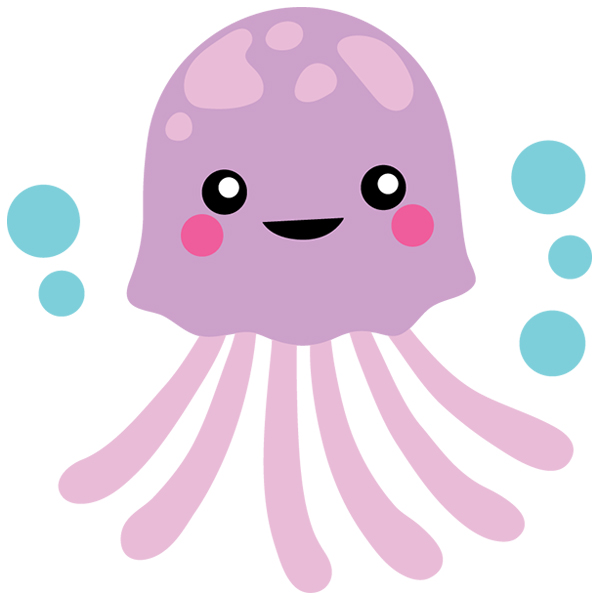 Friendly Jellyfish [SVG, DXF]