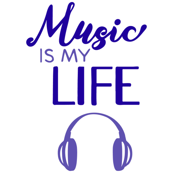 Music Is My Life [SVG, DXF]