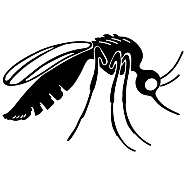 Mosquito Silhouette [SVG, DXF]