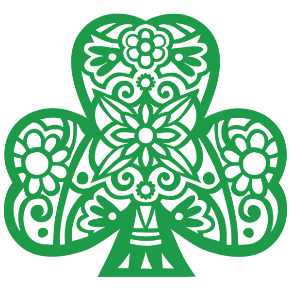 Pattterned Clover [SVG, DXF]