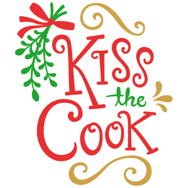 Kiss the Cook Mistletoe [SVG, DXF]