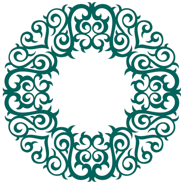 Shimmering Filigree Wreath [SVG, DXF]