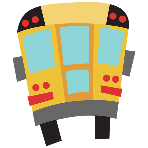 Back of the School Bus [SVG, DXF]