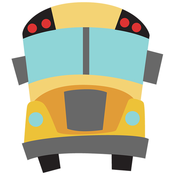 Front of the School Bus [SVG, DXF]