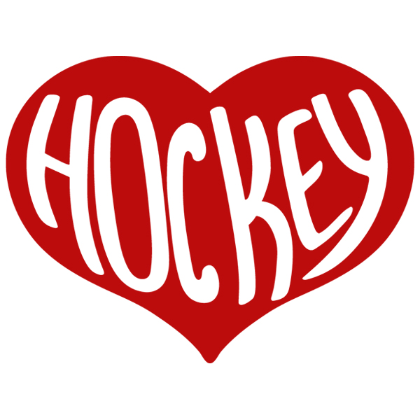Hockey Heart [SVG, DXF]