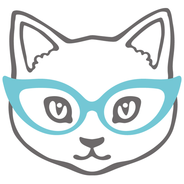Cat in Glasses [SVG, DXF]