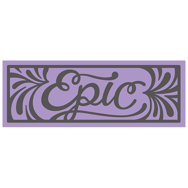 Epic Bookmark [SVG, DXF]