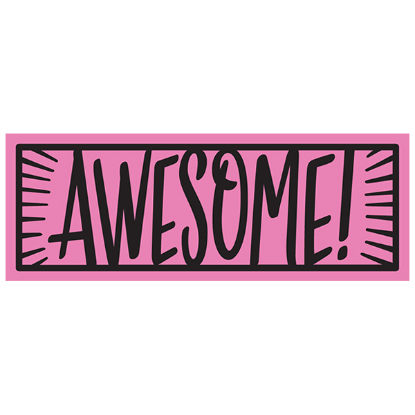 Awesome Bookmark [SVG, DXF]