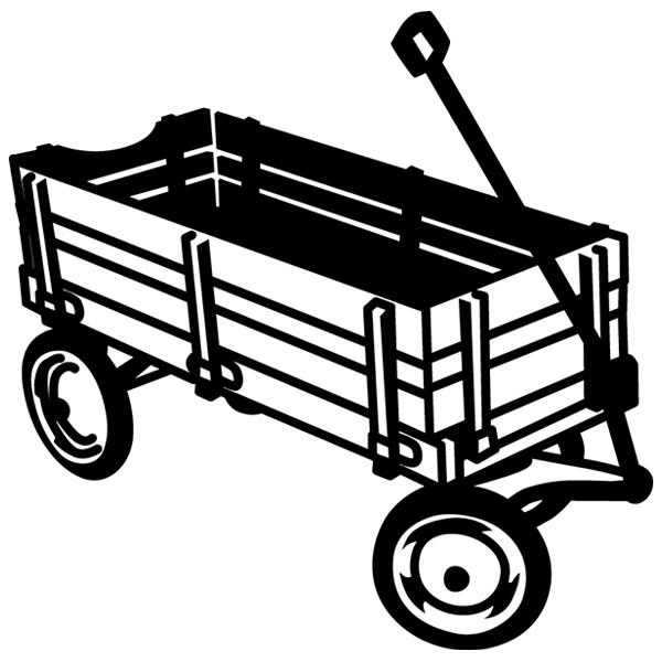 High Wagon Silhoette [SVG, DXF]