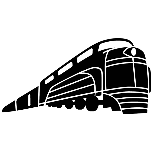 Bullet Train Silhouette [SVG, DXF]