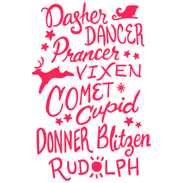 Reindeer Games [SVG, DXF]