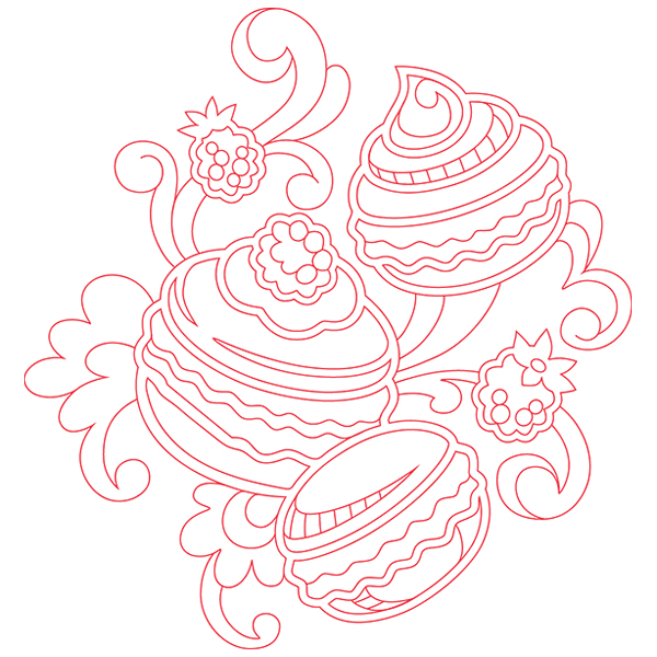 Doodle Macarons [SVG, DXF]