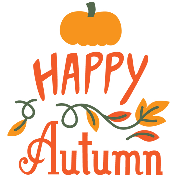 Happy Autumn [SVG, DXF]