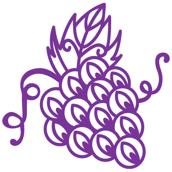 Delectable Grapes [SVG, DXF]