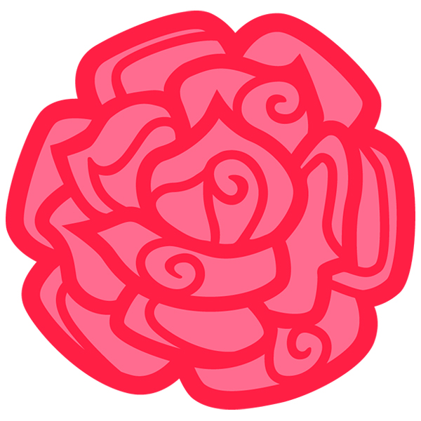 Rosy Posy [SVG, DXF]