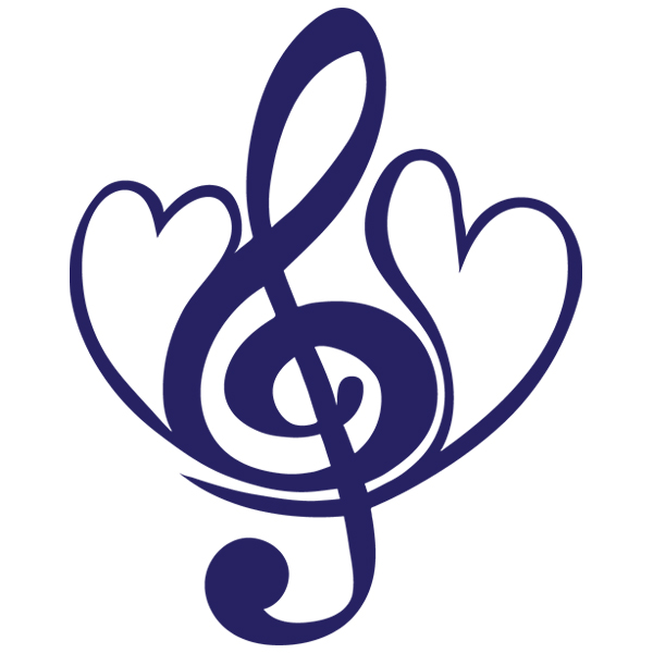 Heart Treble Clef [SVG, DXF]