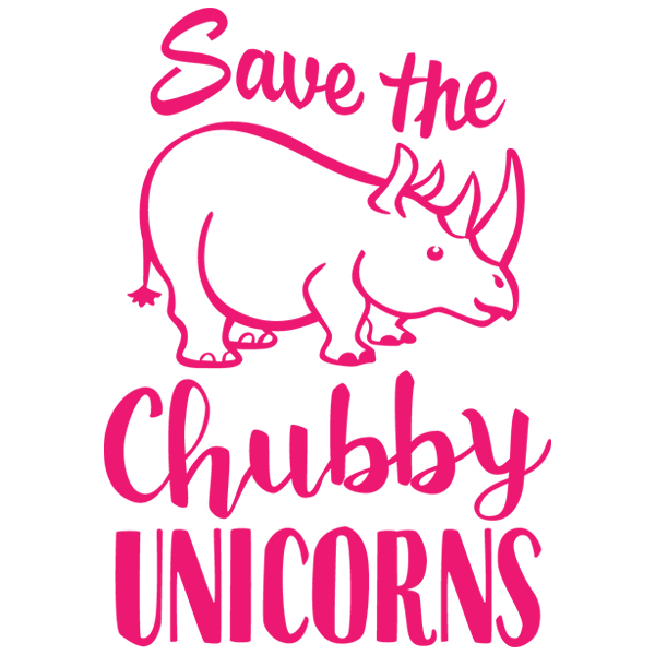 Save the Chubby Unicorns [SVG, DXF]