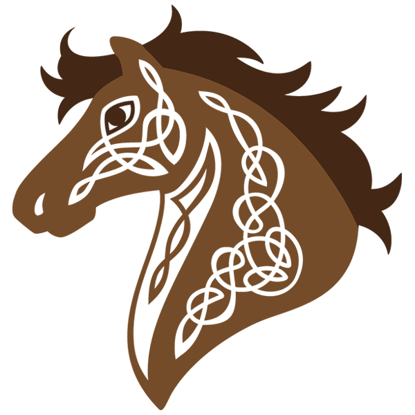 Celtic Knotwork Horse [SVG, DXF]
